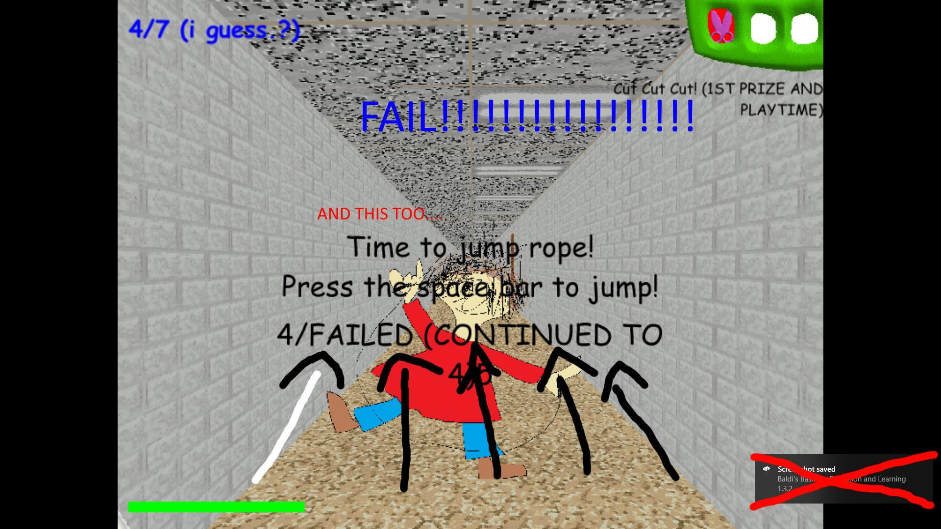 Baldi's Basics in Education and Learning (Changed more codes edition) (itch) - кадр 7