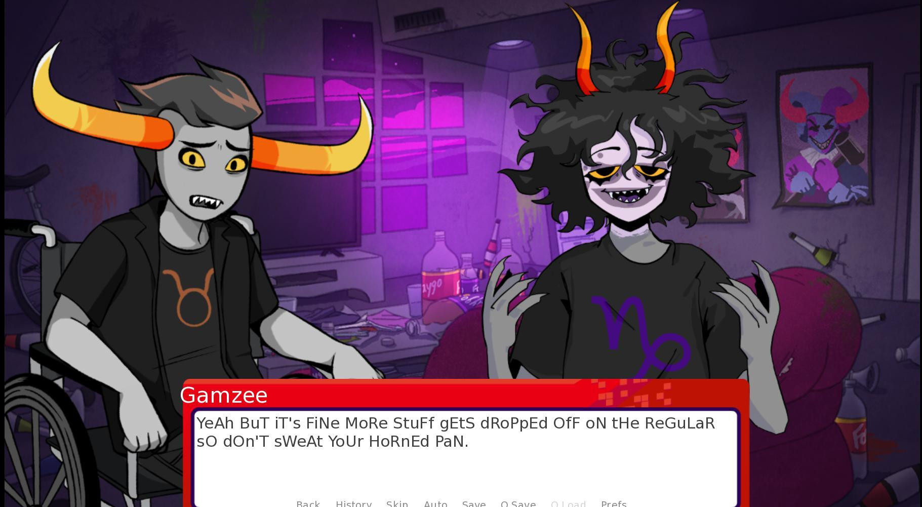 Gamzee Pesterquest Fanroute (itch) - кадр 1