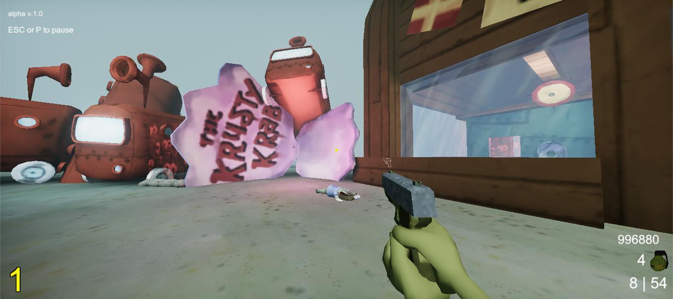 Krusty Zombies [Fan game] (itch) - кадр 3