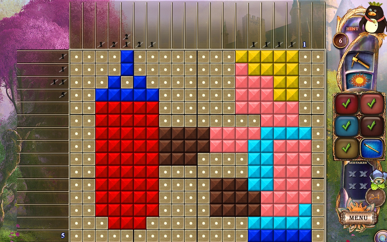 Fantasy Mosaics 20: Castle of Puzzles - кадр 4