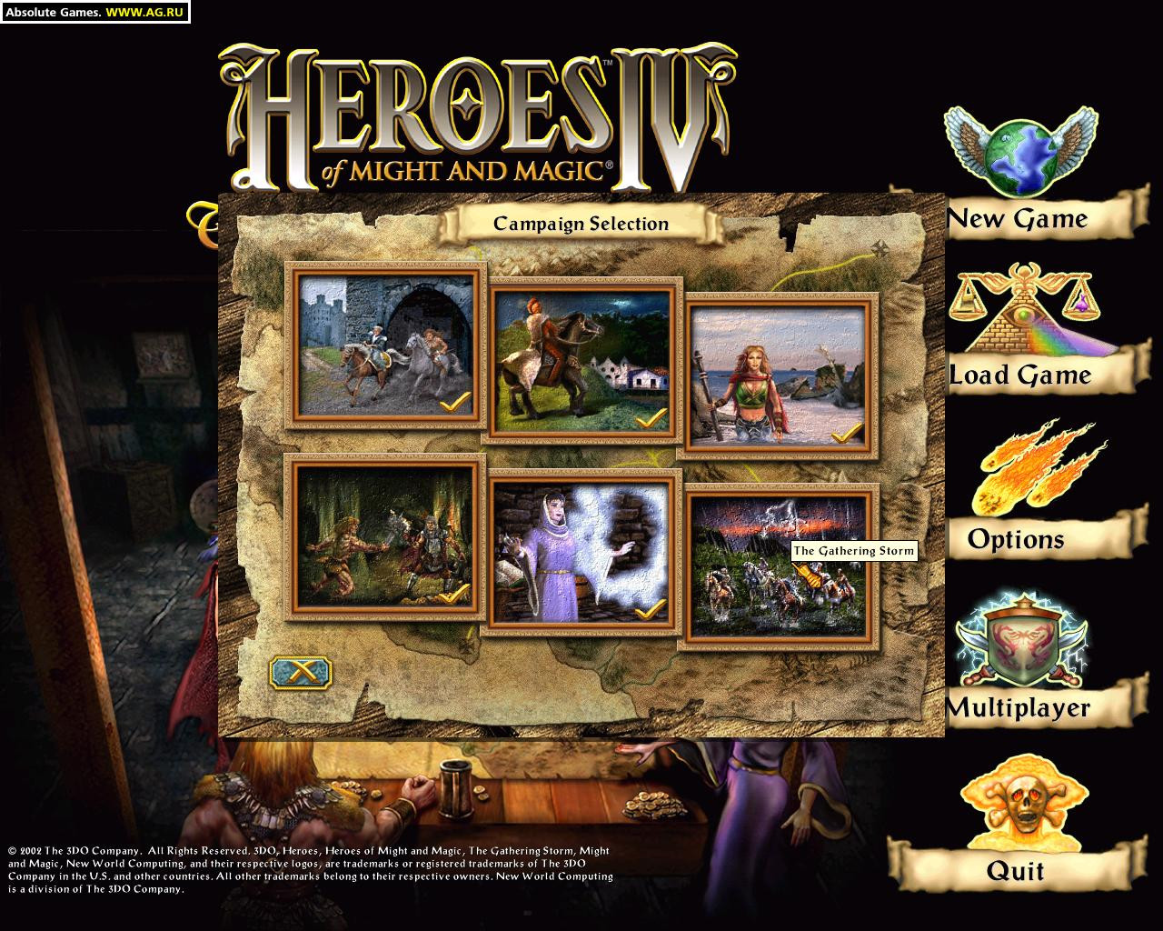Heroes of Might and Magic 4: The Gathering Storm - кадр 8