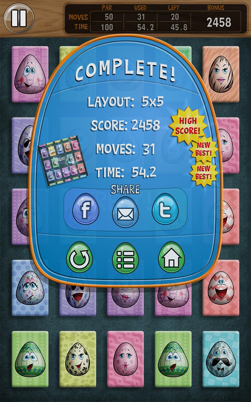 Eggheadz Memory Match (itch) - кадр 8