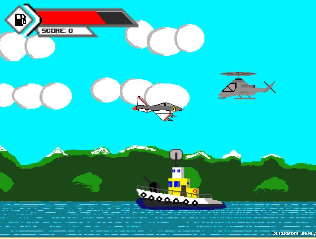 River Raid Resmastered Alpha (itch) - кадр 2