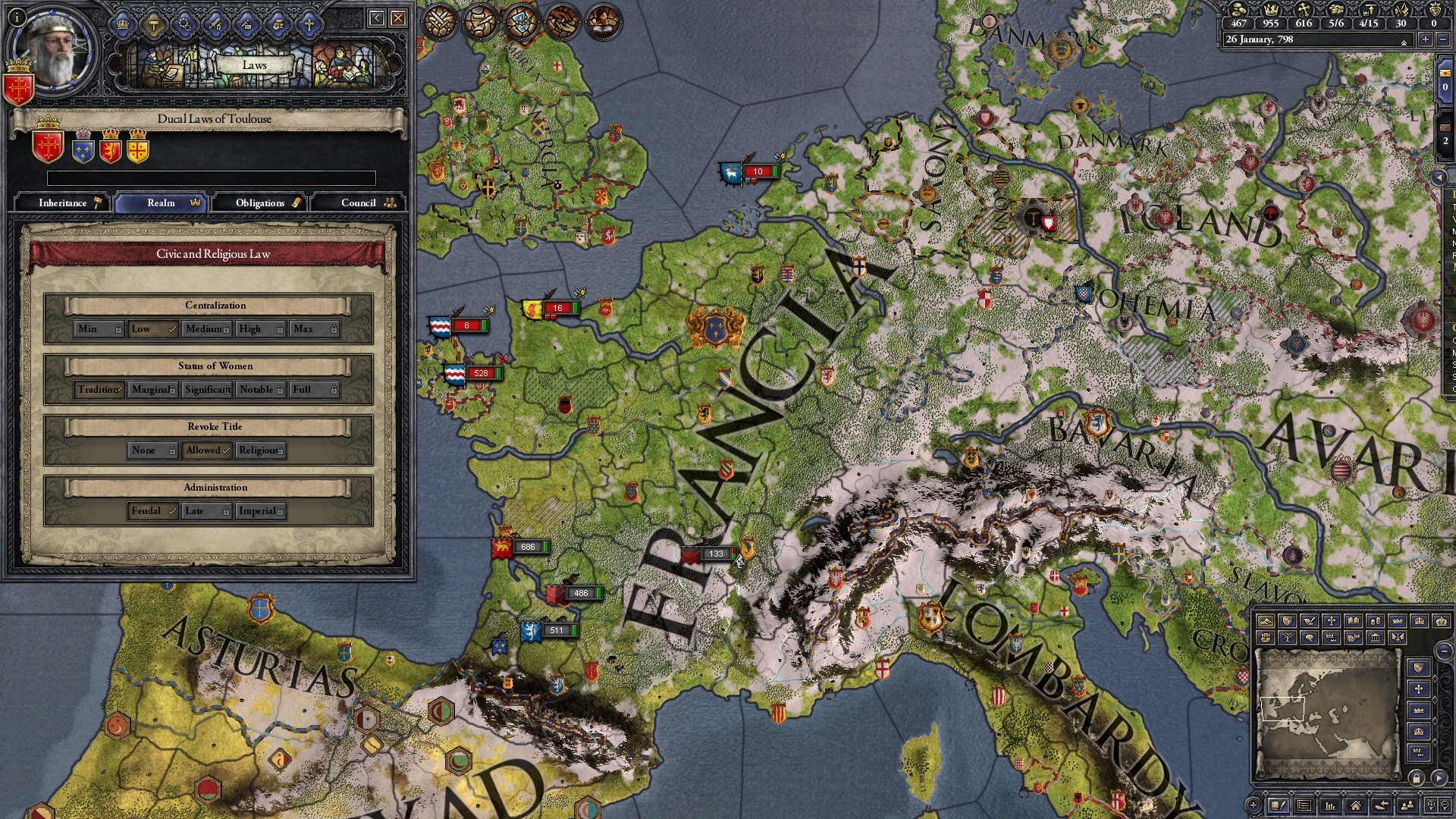 Crusader Kings II: Conclave (itch) - кадр 5