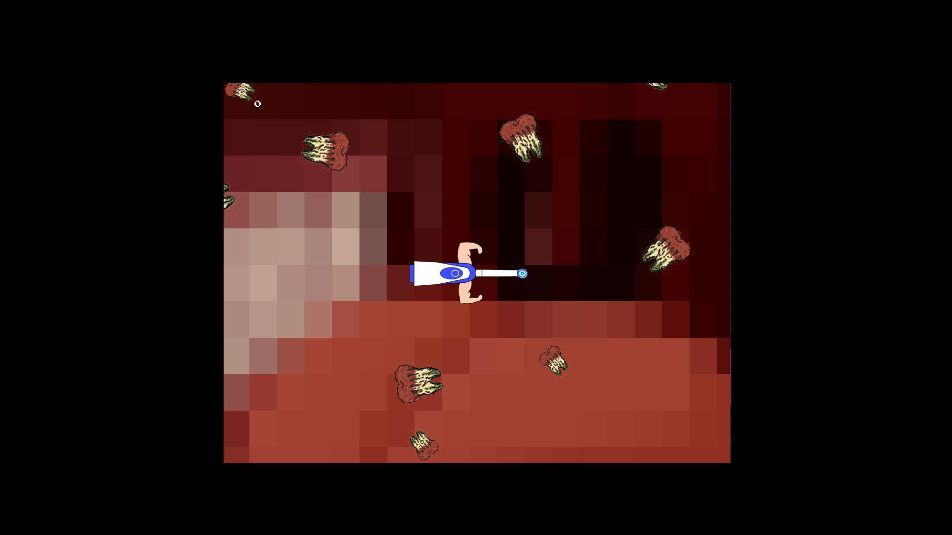 UP904480: Toothbrush Man: The Movie: The Game 2: Asteroids Rip Off (itch) - кадр 1