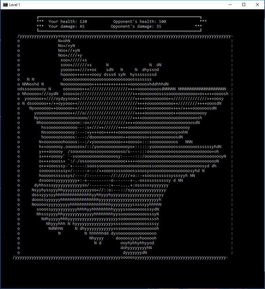 ASCII dungeon adventure (itch) - кадр 1