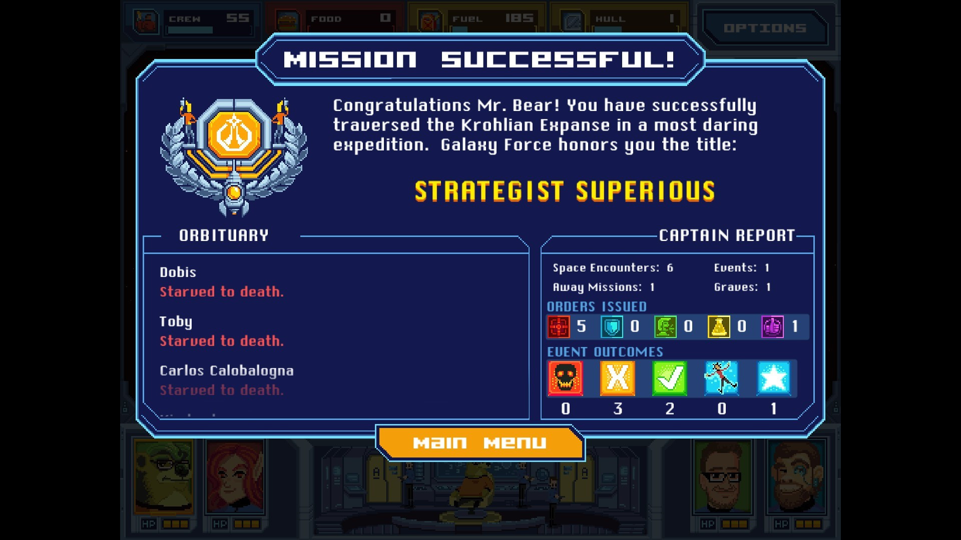 Orion Trail (itch) - кадр 6