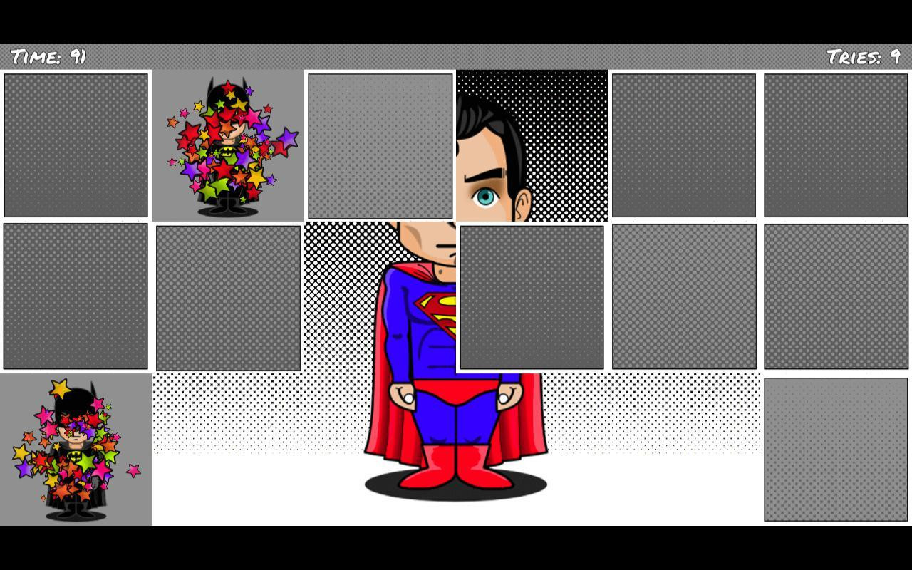 Superhero Memory Match (itch) - кадр 5