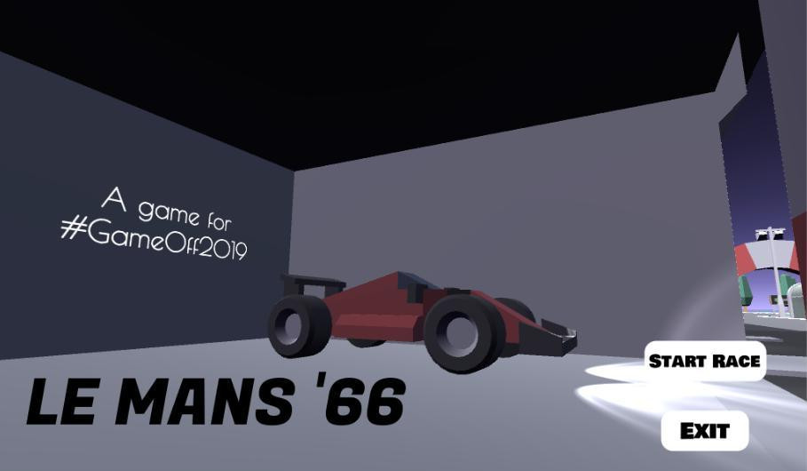 Game Off 2019 (Le Mans '66) (itch) - кадр 4