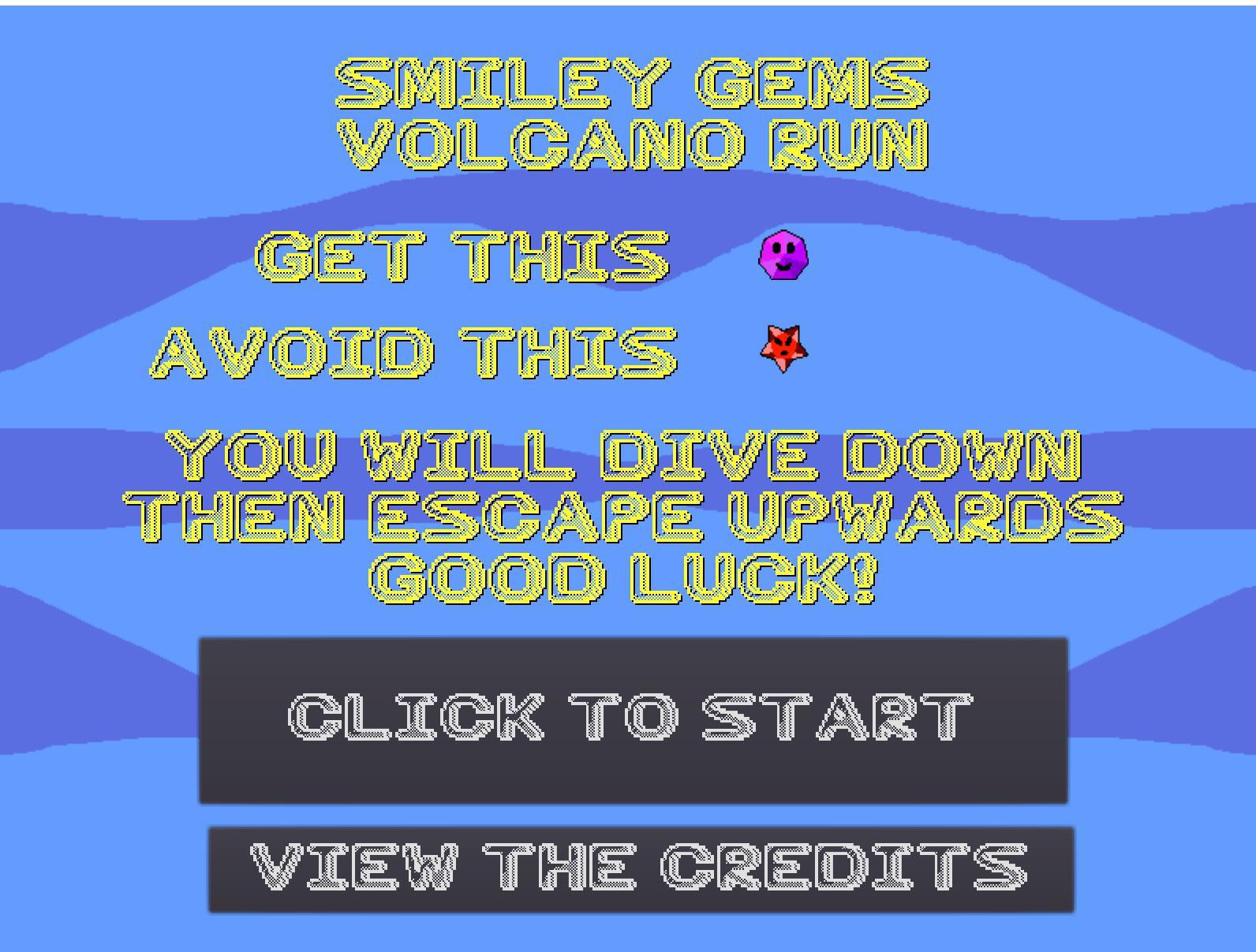 Smiley Gems Volcano Run (Jam Version) (itch) - кадр 1