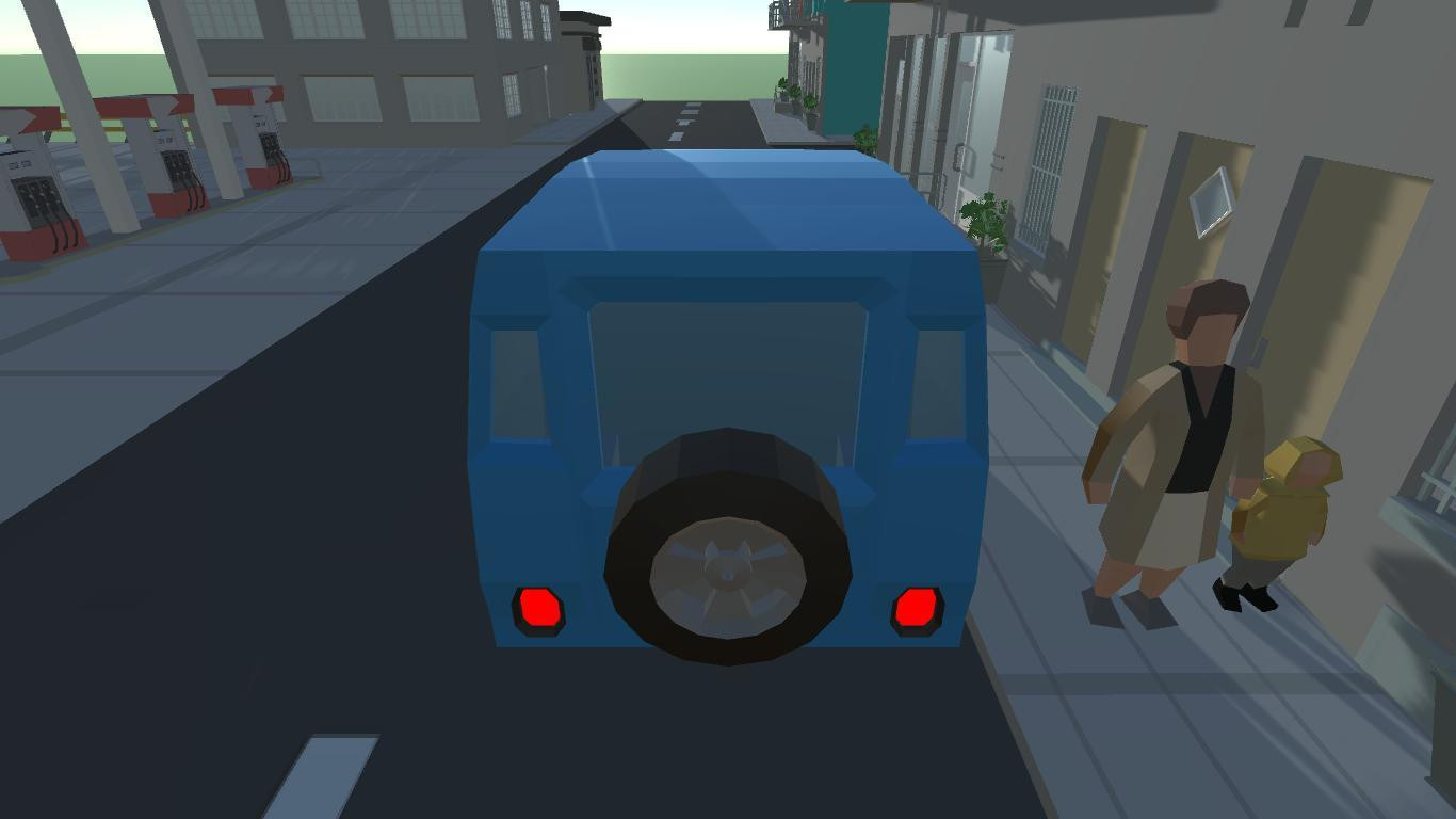 LowPoly Driver 1.1 (test) (itch) - кадр 2
