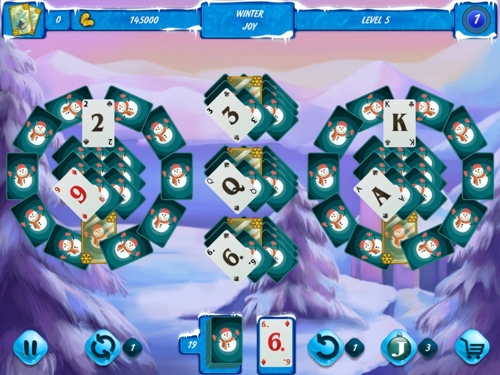 Solitaire Jack Frost Winter Adventures - кадр 5