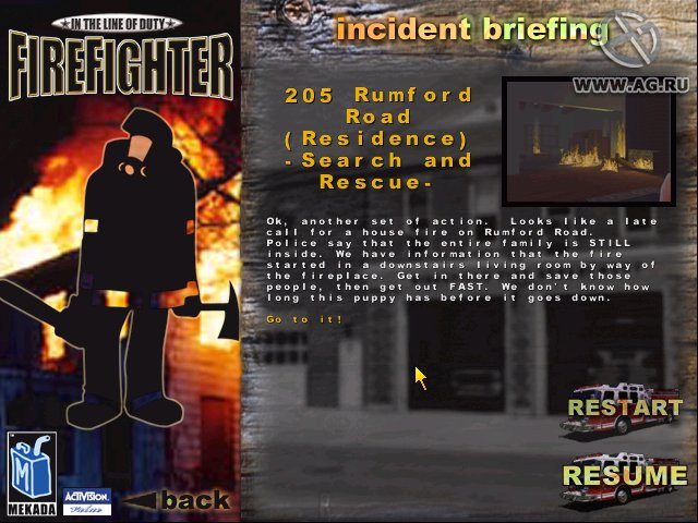 In the Line of Duty: FireFighter - кадр 10