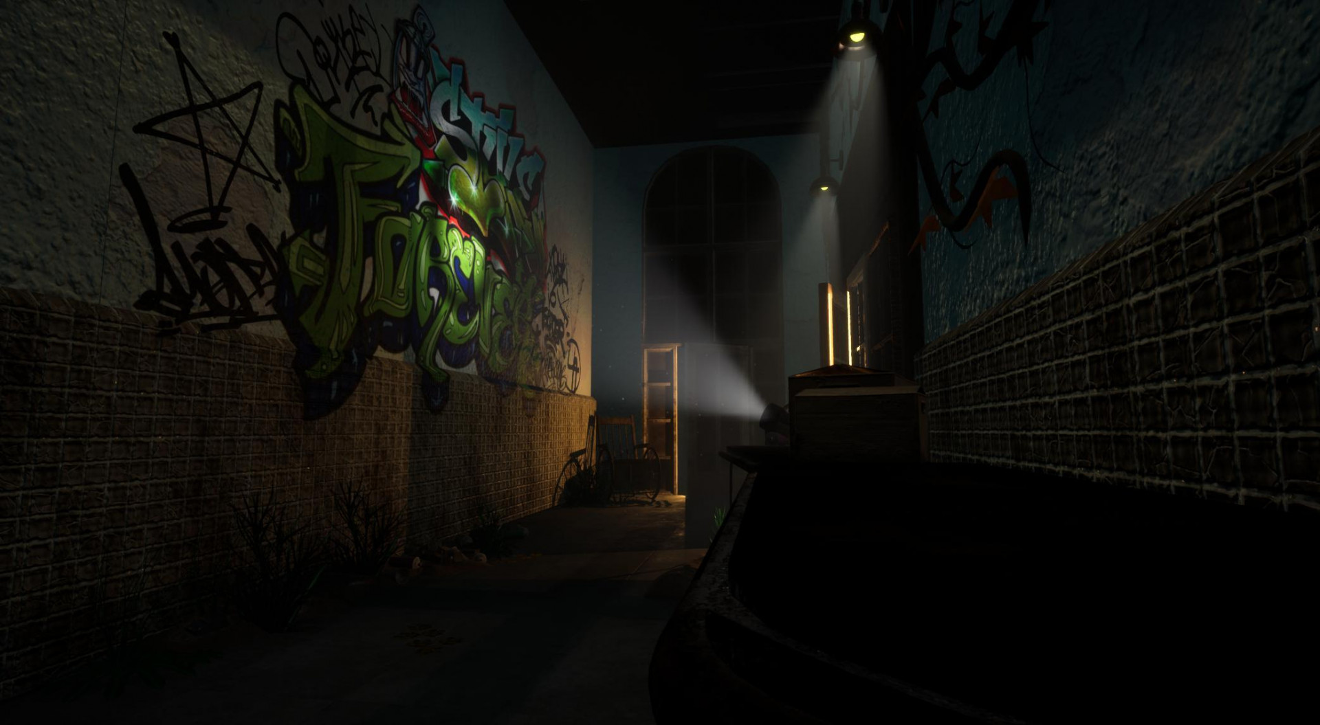 Abandoned Asylum Corridor (itch) - кадр 4
