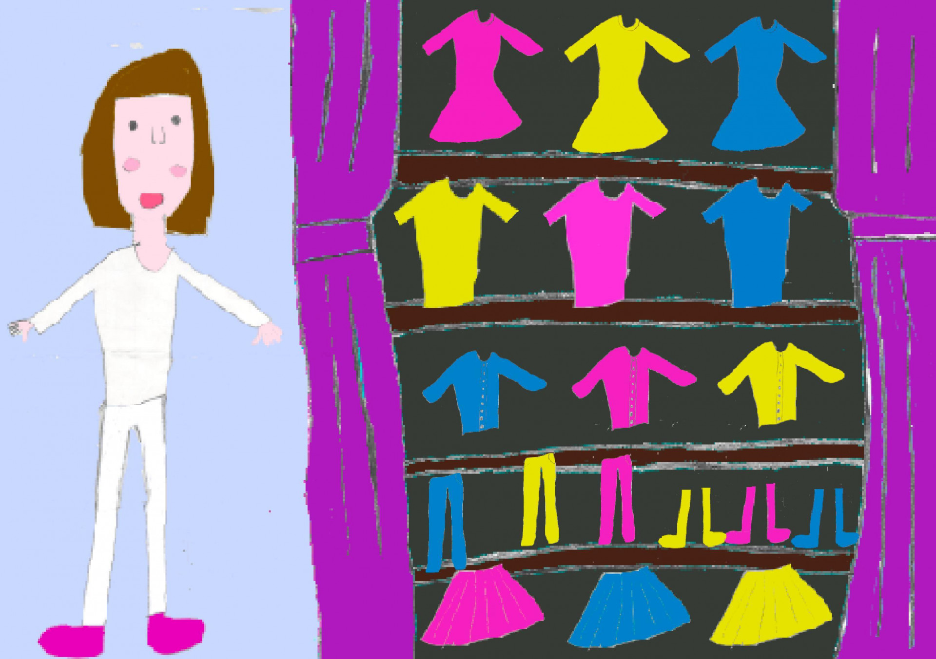 Je m'habille / Getting dressed (itch) - кадр 1