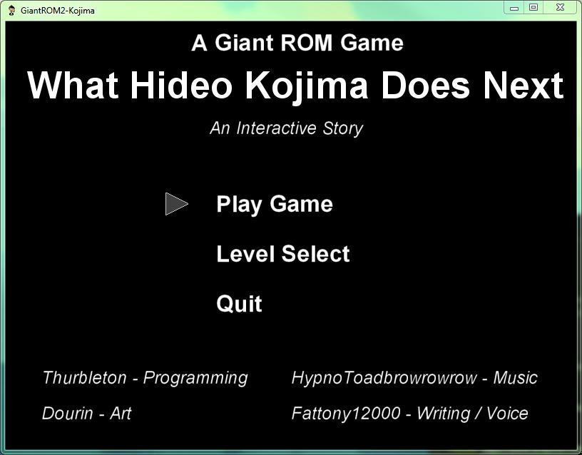 What Will Hideo Kojima Do Next? (itch) - кадр 3