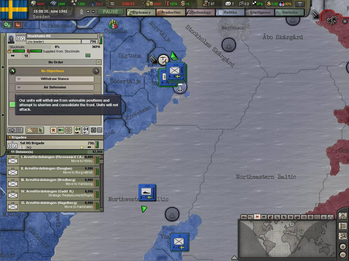 Hearts of Iron III: Semper Fi - кадр 7