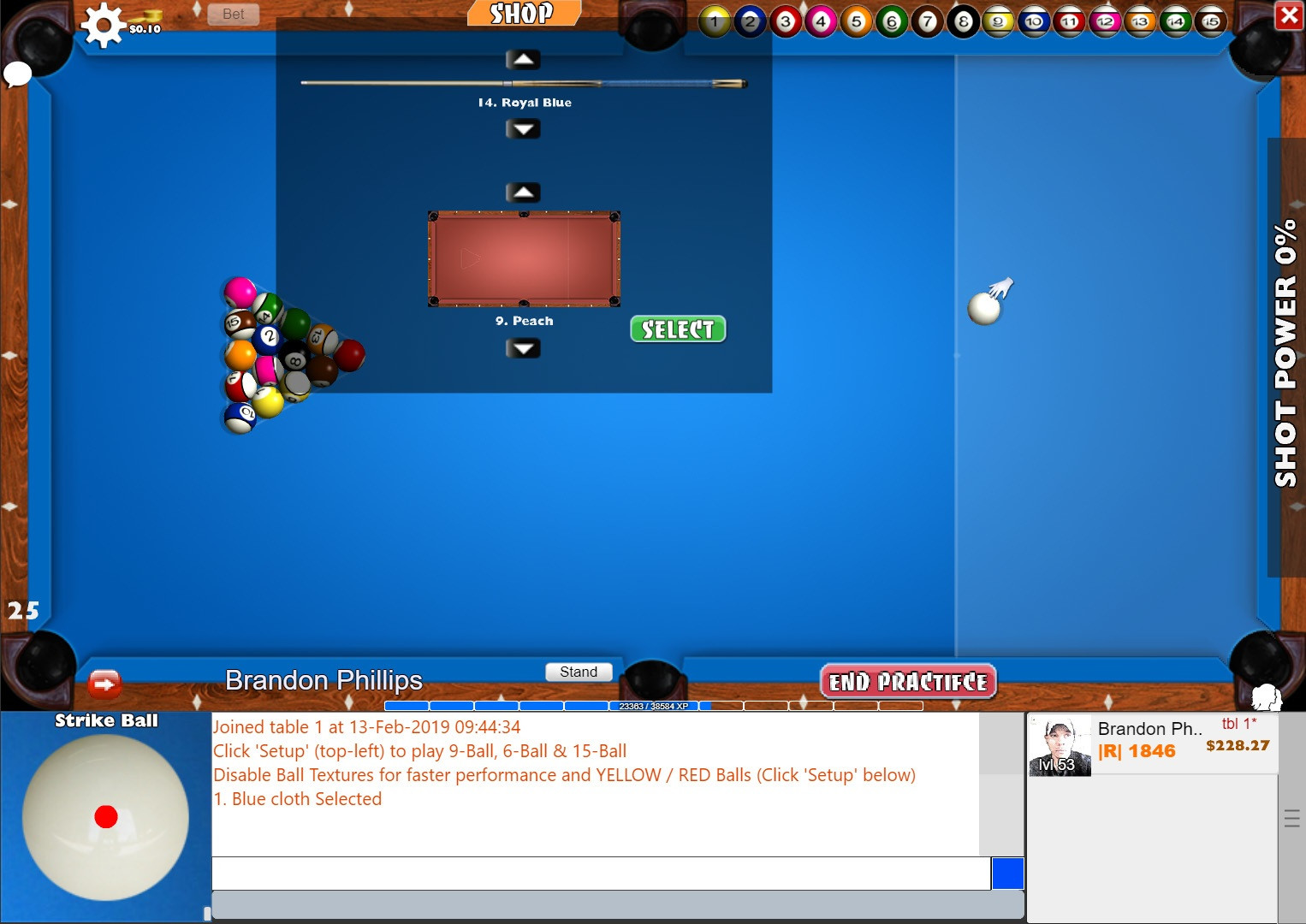 Flash 8Ball Pool Game (itch) - кадр 6