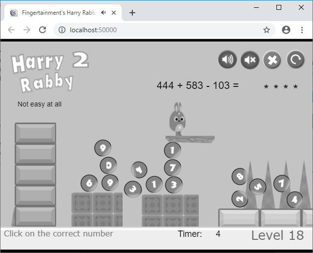 HarryRabby2 Addition and Subtraction questions with large numbers FREE (itch) - кадр 5