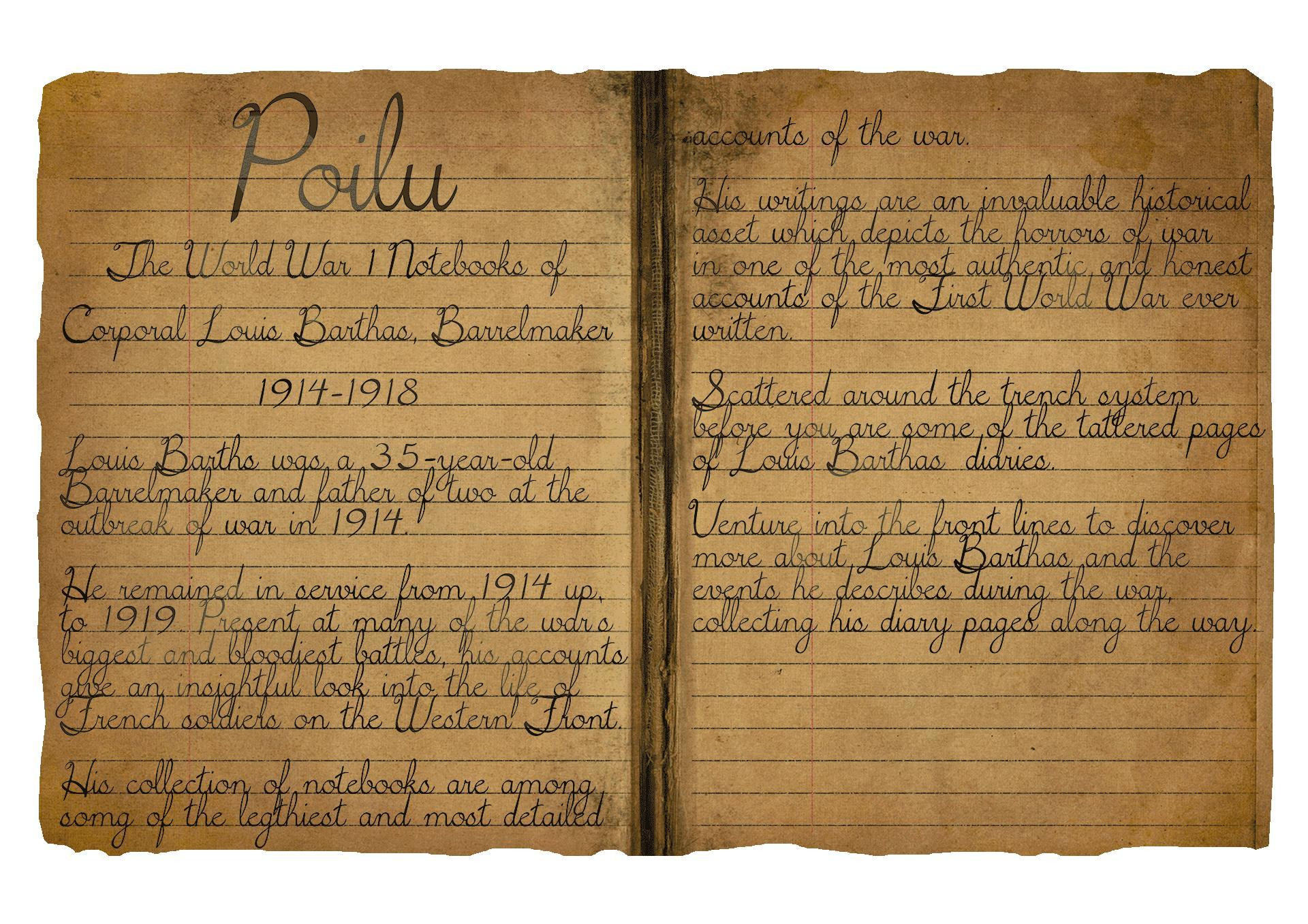Poilu - The First World War Diaries of Louis Barthas (itch) - кадр 4