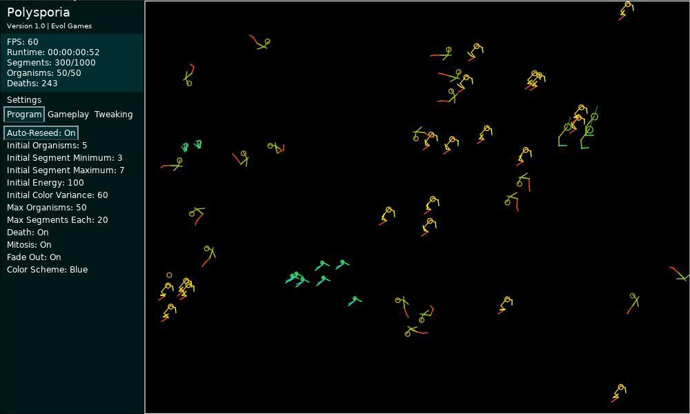 Polysporia: Swarming Evolution Simulator (itch) - кадр 2