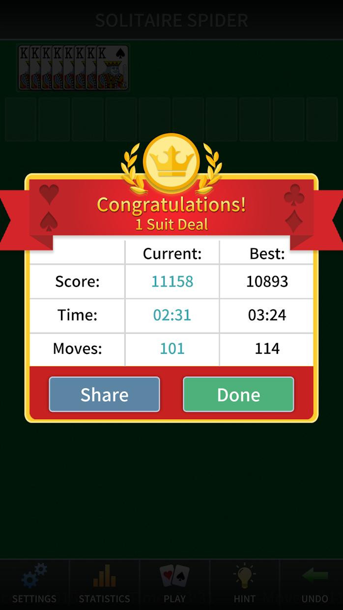 Spider Solitaire Classic - кадр 7