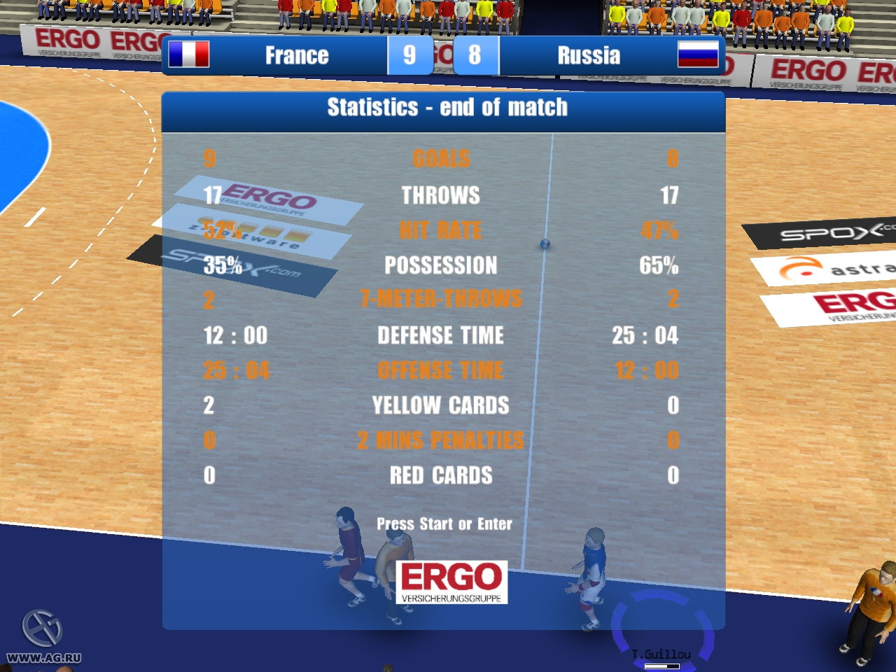 Handball Simulator: European Tournament 2010 - кадр 9