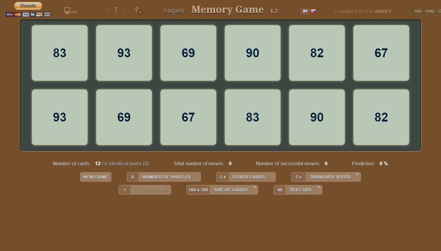 Super Memory Game (itch) - кадр 6
