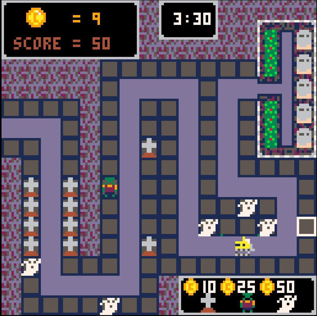 Ultraviolent Graveyard Defender (itch) - кадр 3