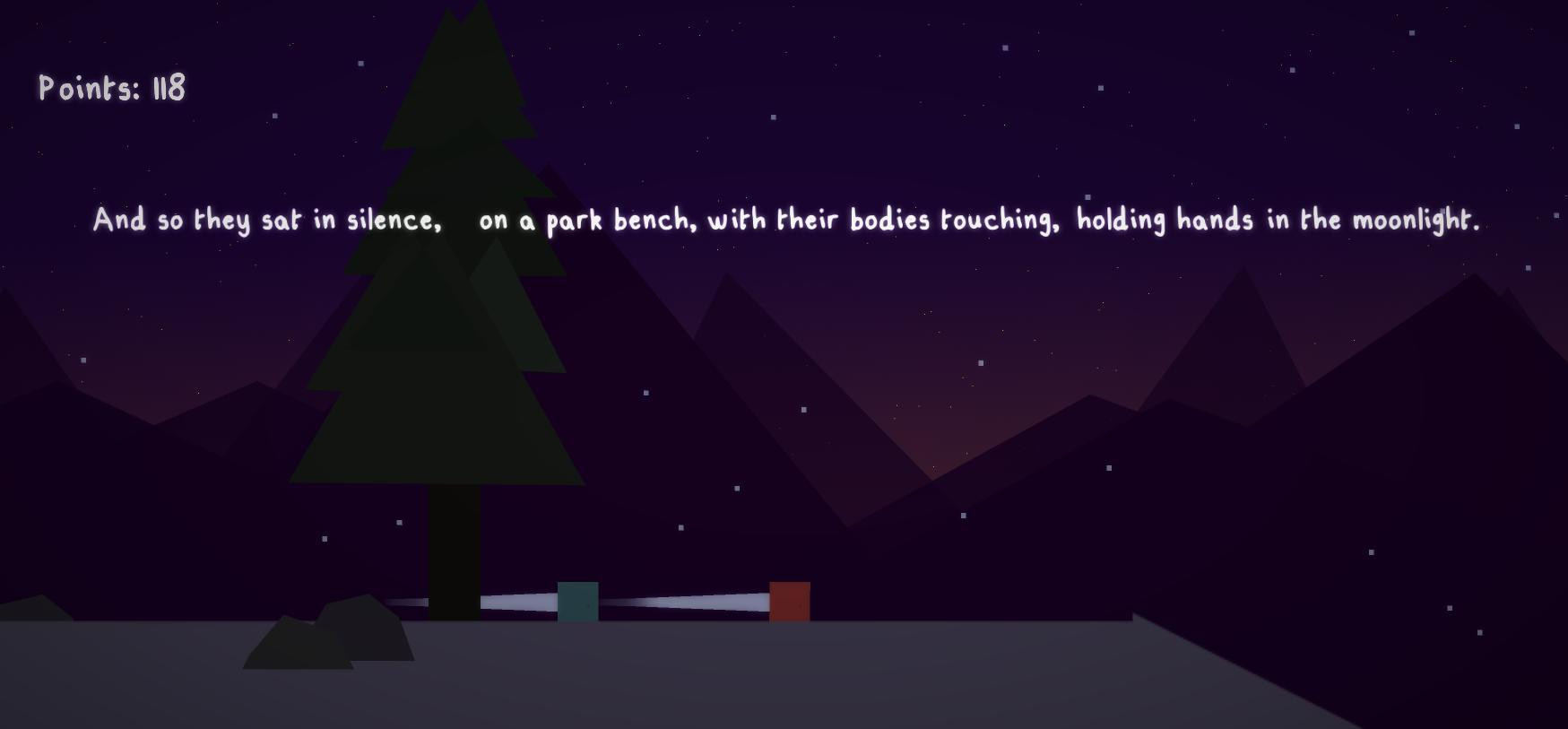 Lovers on a Park Bench (itch) - кадр 2