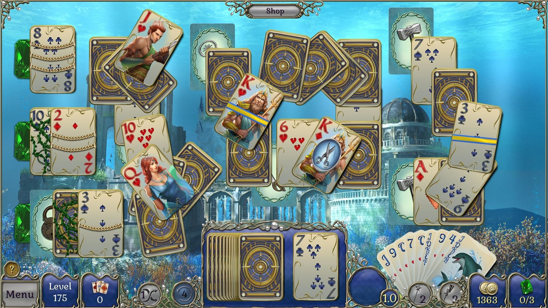 Jewel Match Atlantis Solitaire - Collector's Edition - кадр 12