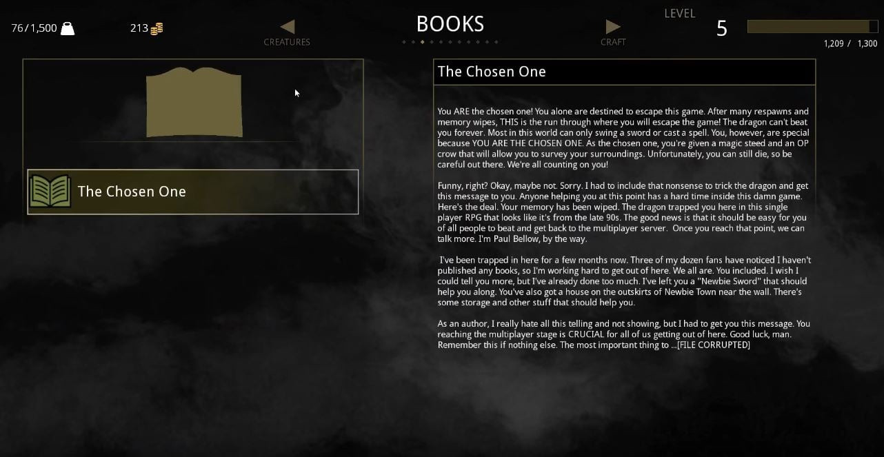 LitRPG Reads: Enter the Game (Early Access) (itch) - кадр 5