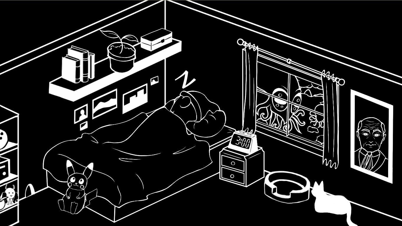 Asleep (itch, CristelleSinnett) - кадр 3