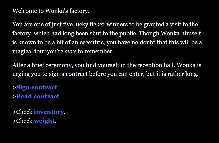 Weeb's Wonka Game (itch) - кадр 1
