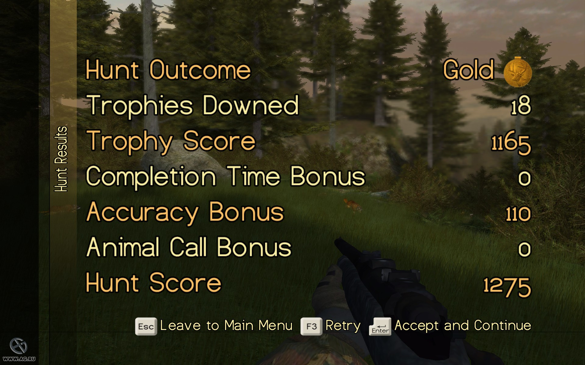 Cabela's Big Game Hunter: Trophy Bucks - кадр 9