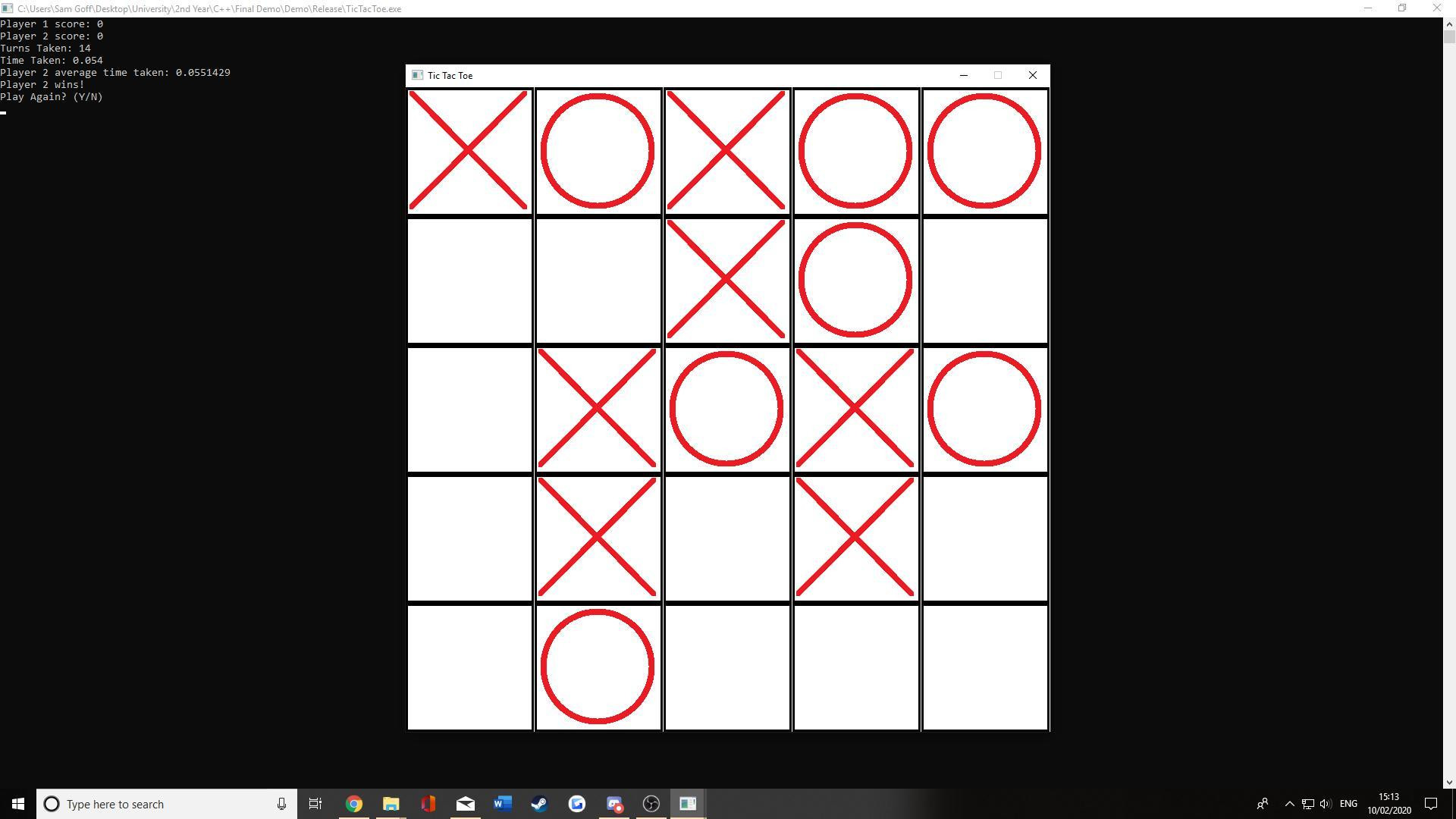 Tic Tac Toe (itch) (Samuel Goff) - кадр 1
