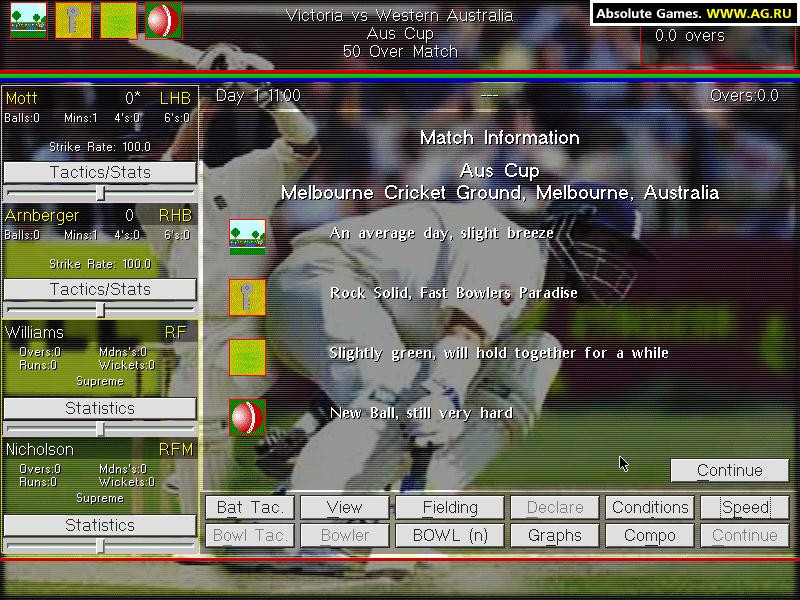 Michael Vaughan's Championship Cricket Manager - кадр 13