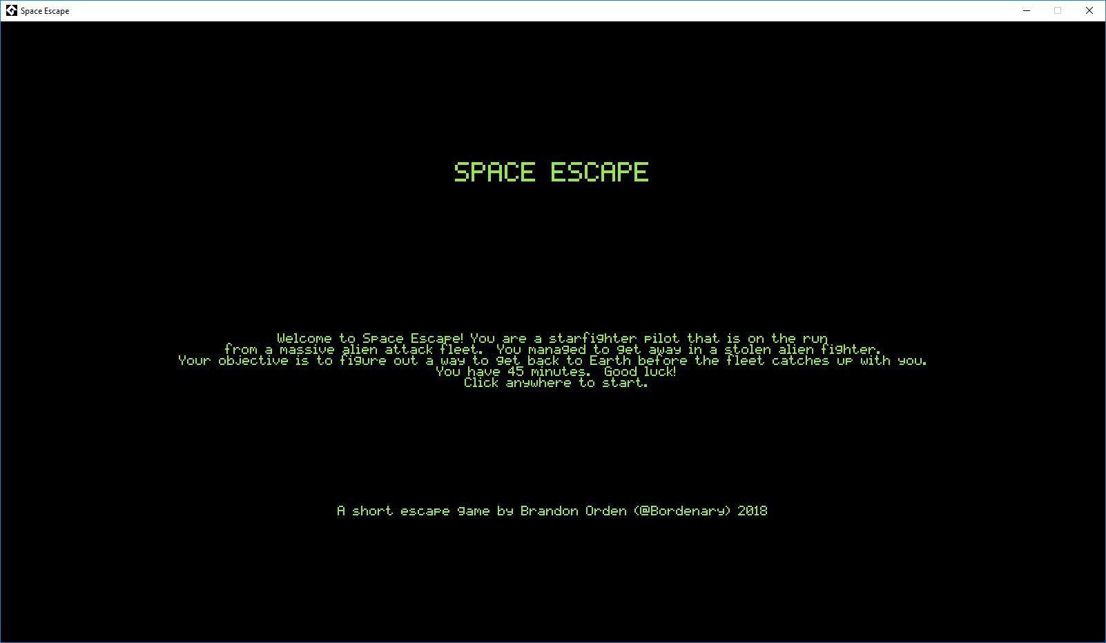 Space Escape (brandonorden) (itch) - кадр 2