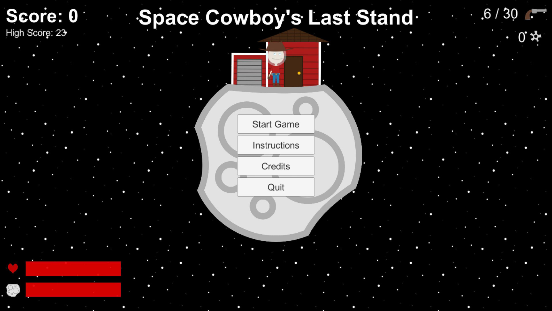 LD38 - Space Cowboy's Last Stand (itch) - кадр 4