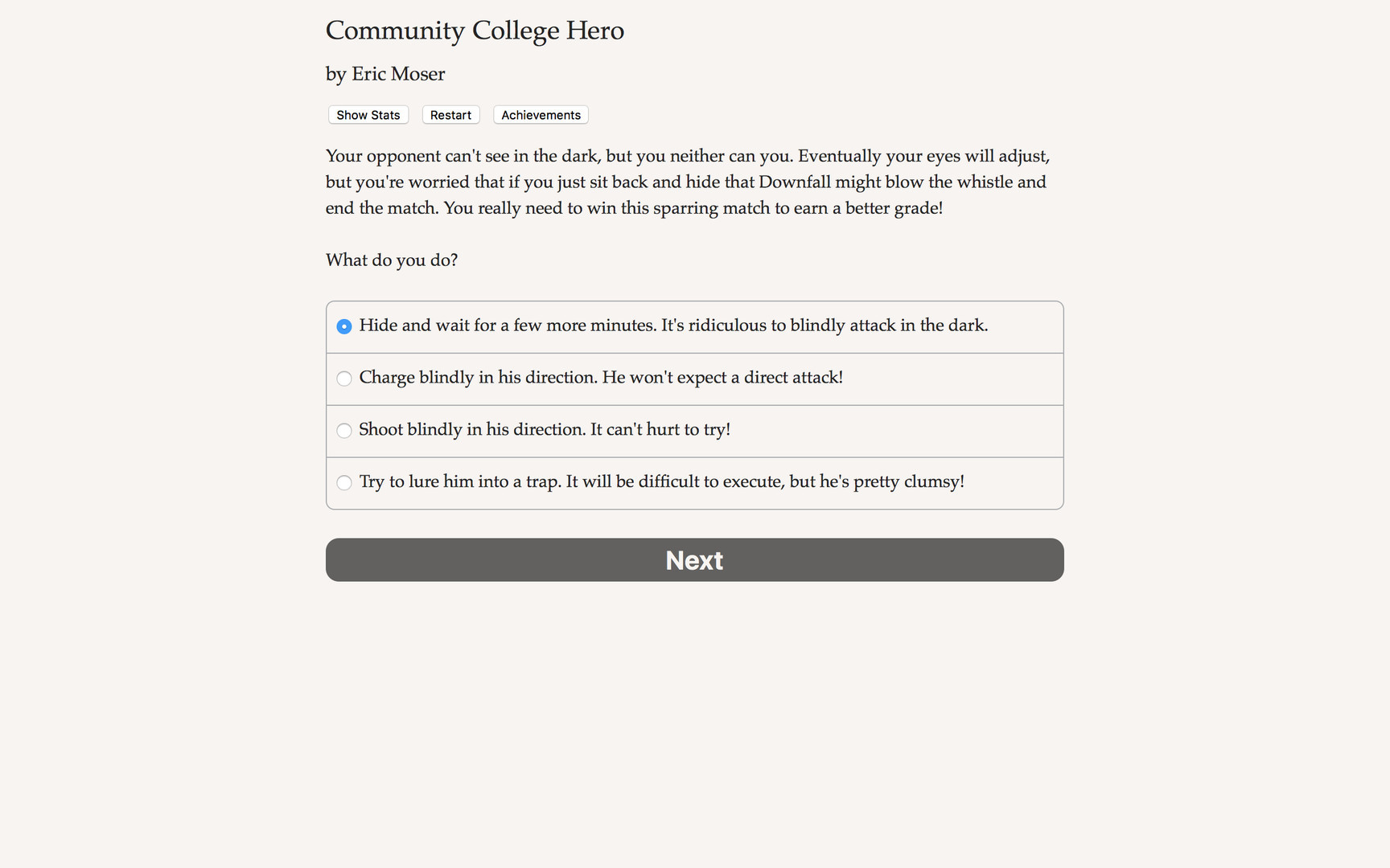 Community College Hero: Trial by Fire - кадр 5