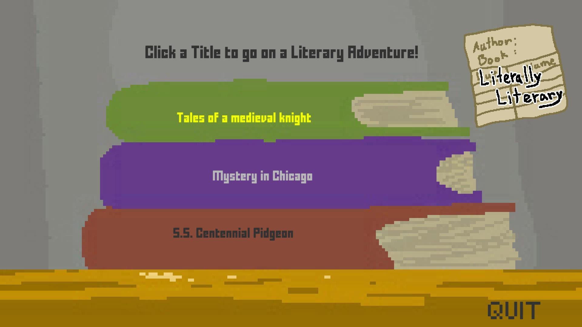 Literally Literary (itch) - кадр 2