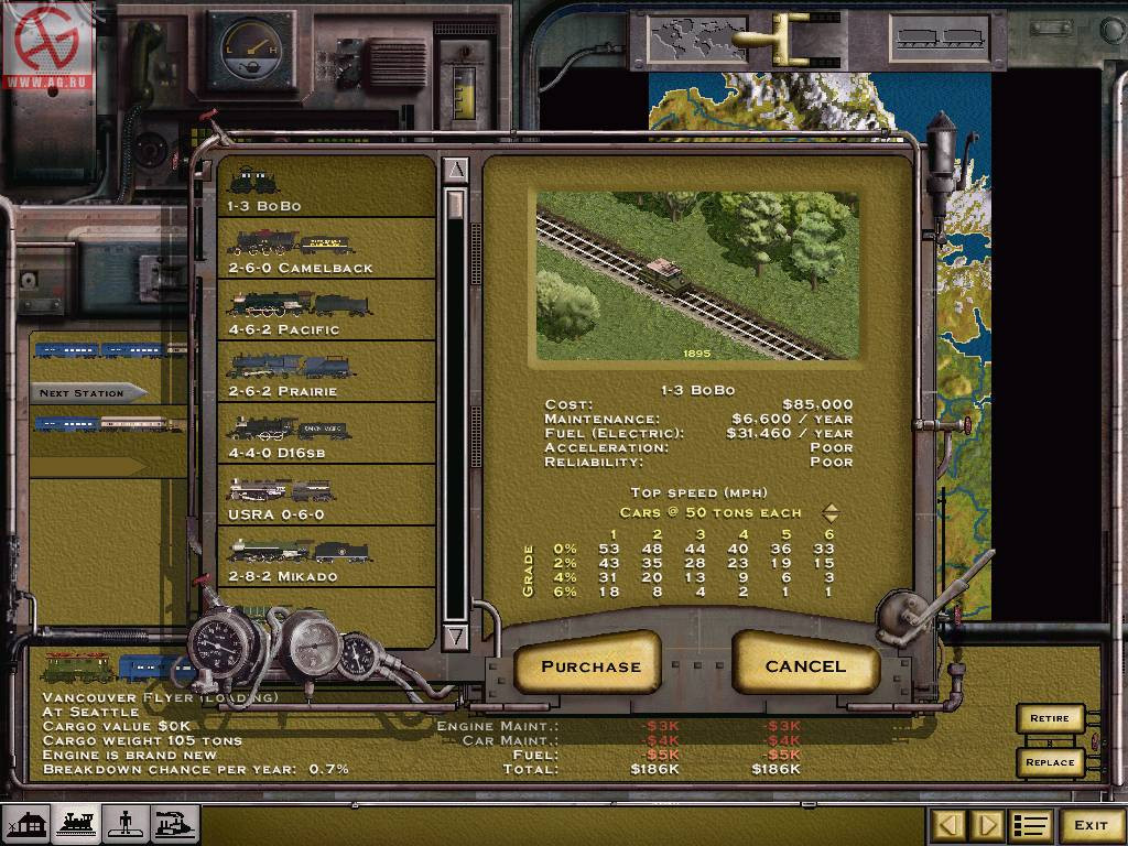 Railroad Tycoon 2: The Second Century - кадр 9