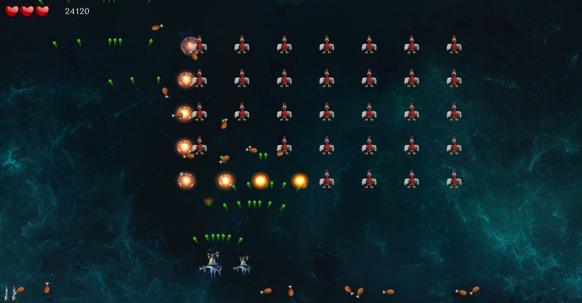 Chicken Invaders DX (itch) - кадр 9