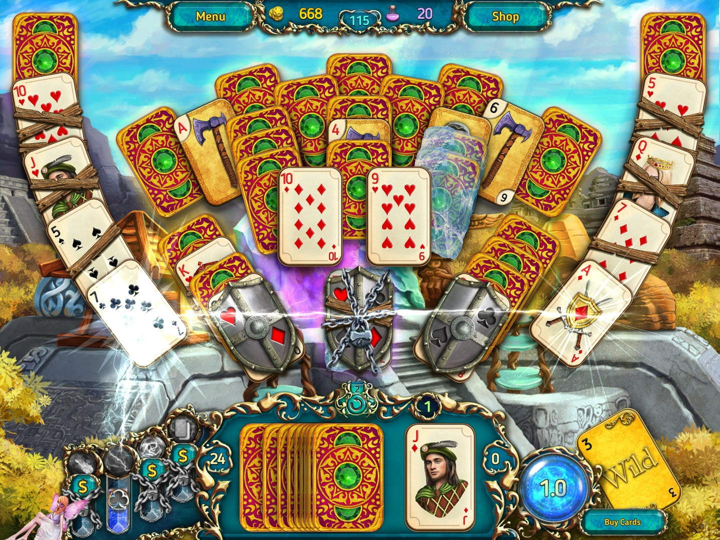 Dreamland Solitaire: Dragon's Fury - кадр 7