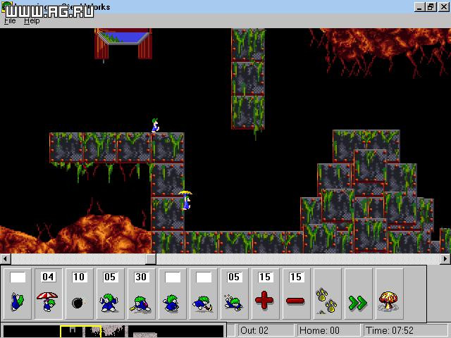 Lemmings for Windows 95 - кадр 7