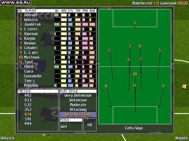 Total Soccer 2000 - кадр 5