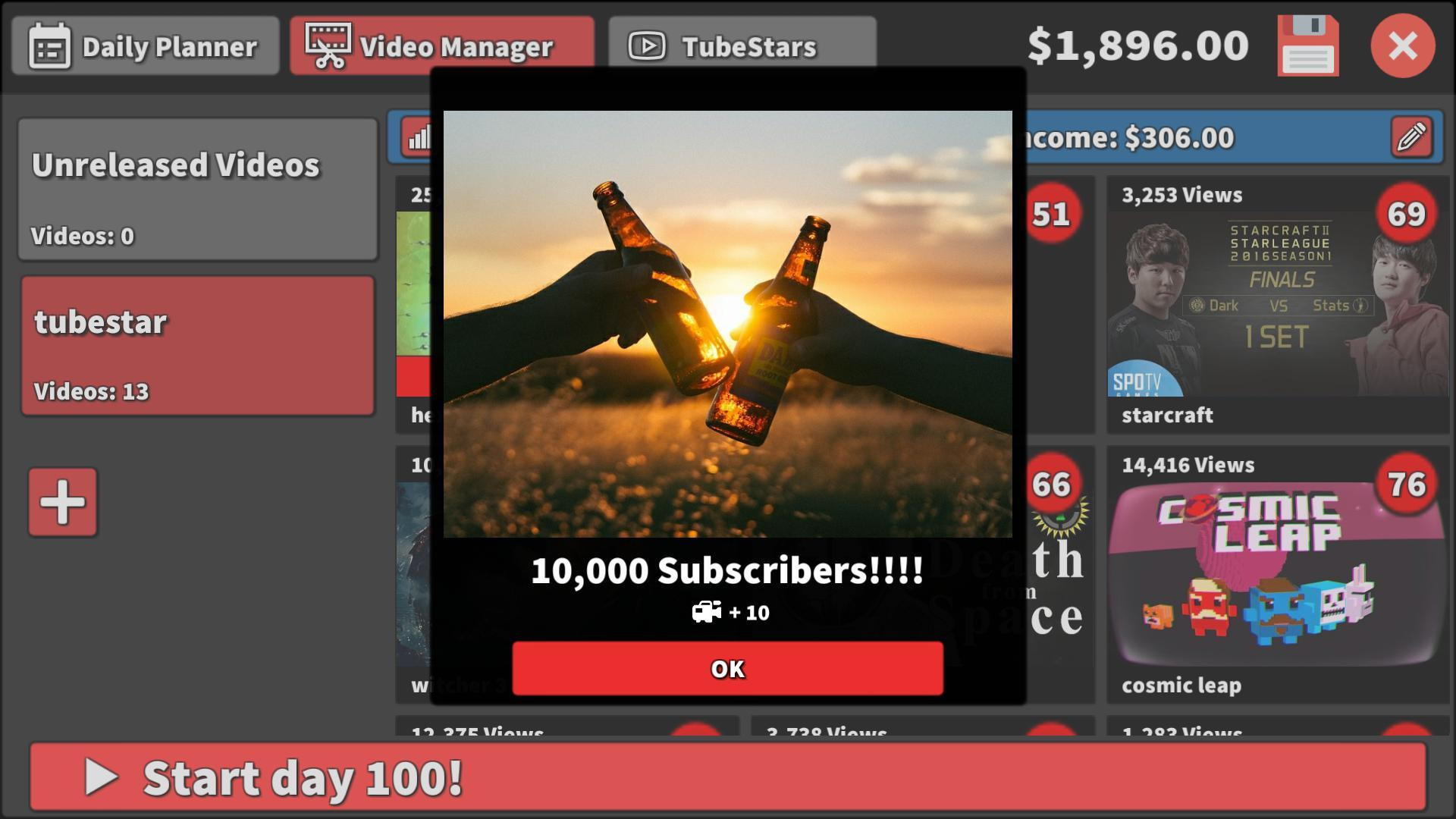 TubeStar 2016 (itch) - кадр 5