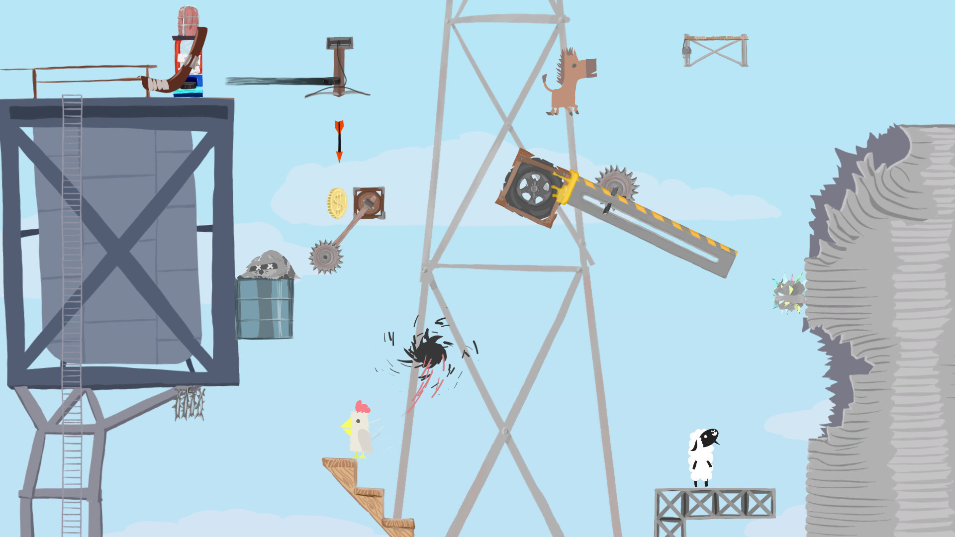 Ultimate Chicken Horse - кадр 14