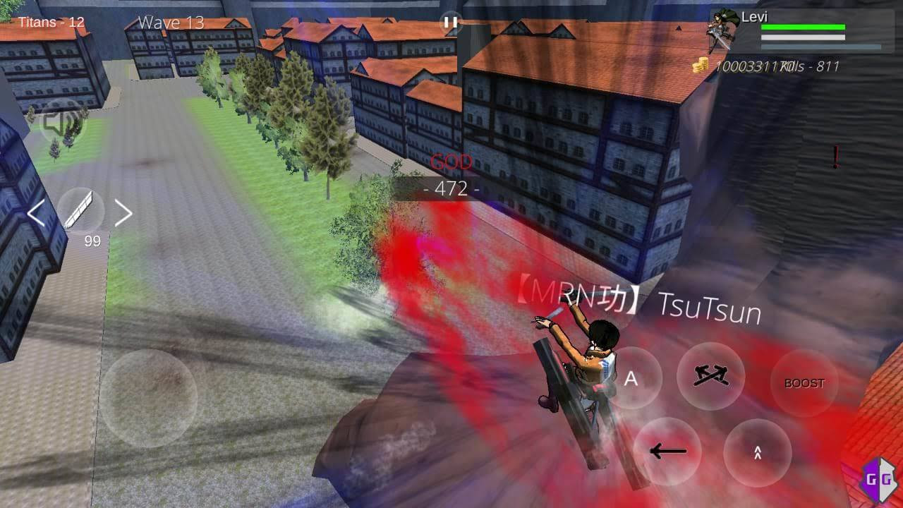 Attack on Titan Mobile (itch) - кадр 4