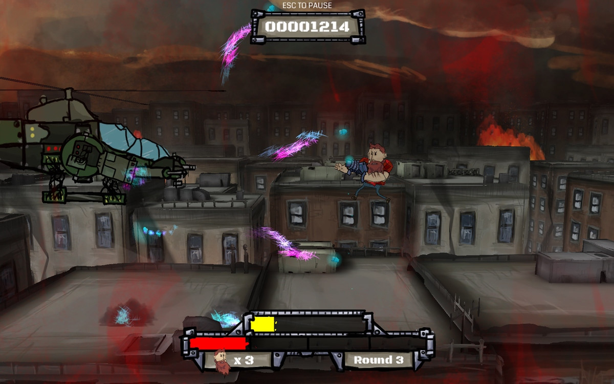 Super Rooftop Chopper Fighter (itch) - кадр 3